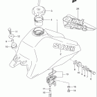 LT80 Quad Sport Fuel tank (model t / v / w / x / y)