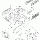 LT-F250 Quad Runner 2WD Переднее крыло