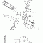 LT80 Quad Sport Front brake lever