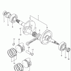 LT-F250 Quad Runner 2WD Коленвал