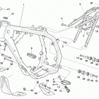 SMR 450/530-R Frame, foot rests
