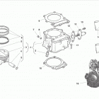 TC 450-510 - TXC 250-450-510-TE 250-310-450-510-SMR 450-510 Cylinder, piston