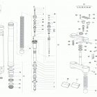 WR 125-WR 125 USA-CR 125 Front fork assembly (cr-wr usa 125)