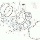 TC 450-510 - TXC 250-450-510-TE 250-310-450-510-SMR 450-510 R.h. half crankcase covers
