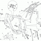 WR 125-WR 125 USA-CR 125 Frame, foot rests