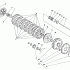 WR 125-WR 125 USA-CR 125 Clutch, primary drive