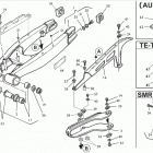 TC 450-510 - TXC 250-450-510-TE 250-310-450-510-SMR 450-510 Rear swing arm