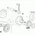 TC 450-510 - TXC 250-450-510-TE 250-310-450-510-SMR 450-510 Коленвал
