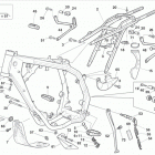 TC 450-510 - TXC 250-450-510-TE 250-310-450-510-SMR 450-510 Frame, foot rests