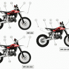 WR-WR USA 250-WR-WR USA 300 Tranfers (colour code g) (wr-wr usa 250)