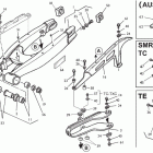 SMR 450-510-TC-TXC 250-450-510-TE 250-450-510 Rear swing arm
