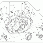 SMR 450-510-TC-TXC 250-450-510-TE 250-450-510 R.h. half crankcase