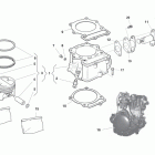 SMR 450-R Cylinder, piston