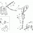 CR-WR-WR U.S.A. 125 Rear hydraulic brake