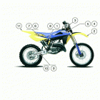 CR-WR-WR U.S.A. 125 Trim (colour code e) (cr - wr u.s.a. 125)