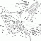 TE-SM 610ie Frame, foot rests