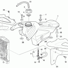 SMR 450-R Gas tank, panel