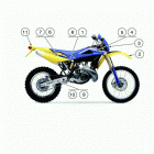 WR 250-WR 250 U.S.A. Trim (colour code e) (wr 250)