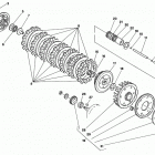 CR-WR-WR U.S.A. 125 Clutch, primary drive