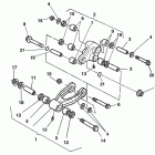 WR 250-WR 250 U.S.A. Rear suspension linkage