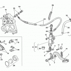 WR 250-WR 250 U.S.A. Rear hydraulic brake