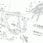 SMR 450-R Frame, foot rests