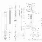 SMR 450-R Front fork assembly