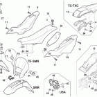 SMR 450-510-TC-TXC 250-450-510-TE 250-450-510 Panel, fenders, seat, plate holder