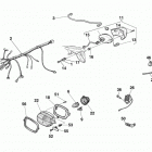 WR 250-WR 250 U.S.A. Main wiring harness, electrical parts