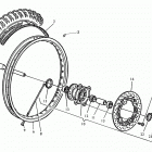 TE-SM 610ie Front wheel (te 610ie)