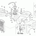 SMR 450-510-TC-TXC 250-450-510-TE 250-450-510 Gas tank, panel
