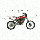 TC-TE 250-450-510-SMR 400-450-510 Transfer (color code g) (te 250-450-510)