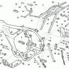 TC-TE 250-450-510-SMR 400-450-510 Frame, foot rests