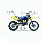 WR 250-WR 250 U.S.A. Trim (colour code e) (wr 250 u.s.a.)