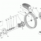 WR 250-WR 250 U.S.A. Заднее колесо