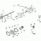 WR 250-WR 250 U.S.A. Main wiring harness, electrical parts