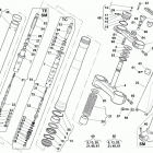 TC-TE 250-450-510-SMR 400-450-510 Front fork assembly (tc-te 450-510-smr)