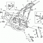 WR 250-WR 250 U.S.A. Frame, foot rests