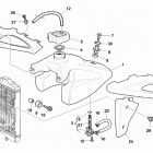 CR, WR, WR U.S.A. 125 Gas tank, panel