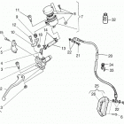 SM 450 RR Front hydraulic brake