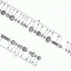 CR, WR, WR U.S.A. 125 Трансмиссия