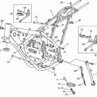 CR, WR, WR U.S.A. 125 Frame, foot rests