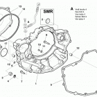 TC-TE 250-450-510-SMR 400-450-510 R.h. half crankcase covers
