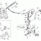 CR, WR, WR U.S.A. 125 Rear hydraulic brake
