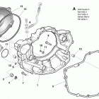 SM 450 RR R.h. half crankcase covers
