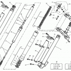 CR, WR, WR U.S.A. 125 Front fork assembly (wr, wr u.s.a. 125)