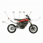 TC-TE 250-450-510-SMR 400-450-510 Transfer (color code g) (smr 400-450-510)