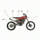 TC-TE 250-450-510-SMR 400-450-510 Transfer (color code g) (tc 250-450-510)