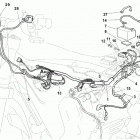 SM 450 RR Main wiring harness, electrical parts