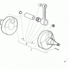 SM 450 RR Коленвал